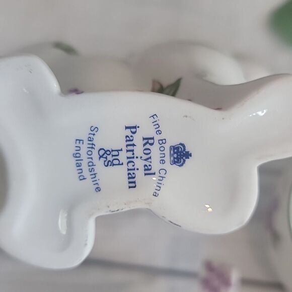 Royal Patrician fine bone china cat creamer and sugar set with accessories - Picture 12 of 14